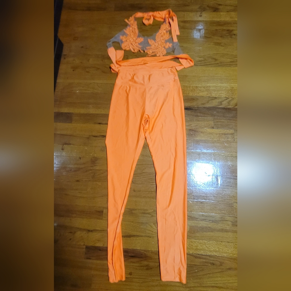 Orange Women's Pantsuit